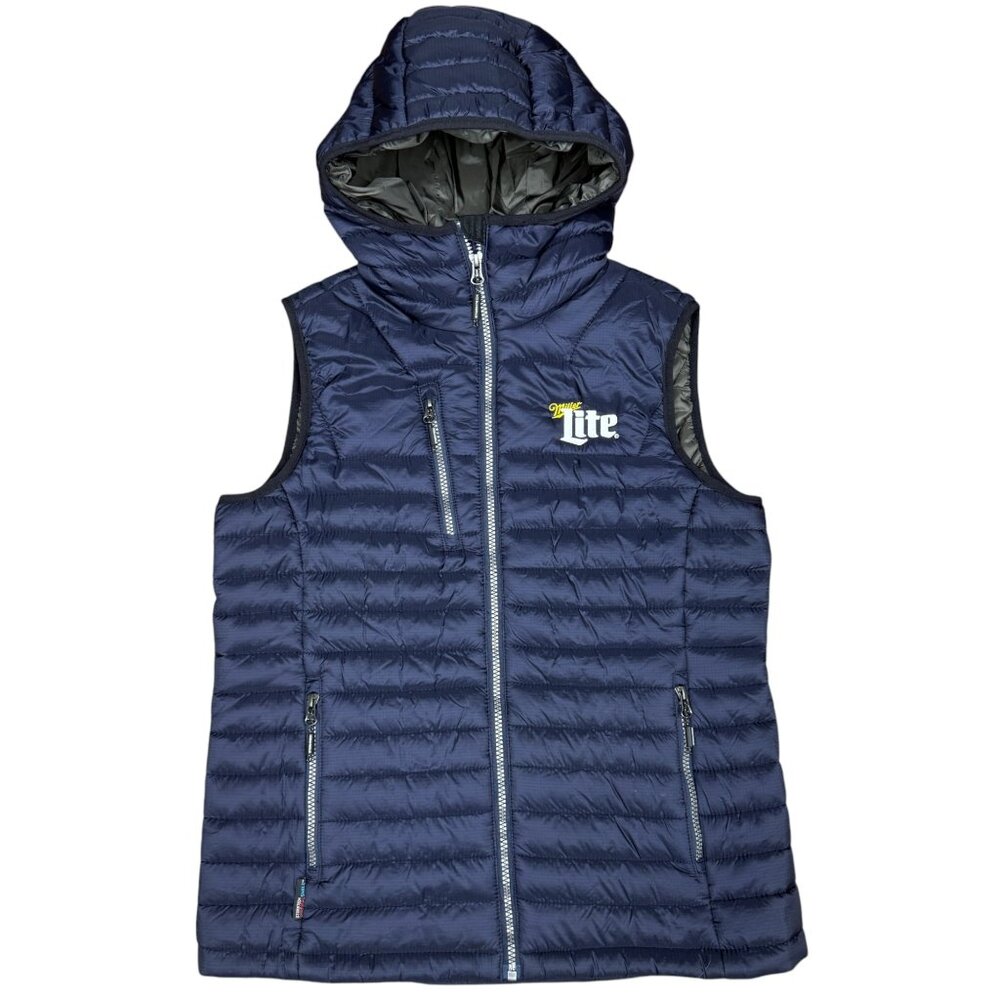 Women's STORMTECH Performance Miller Lite Hooded Puffer Vest- Size Medium